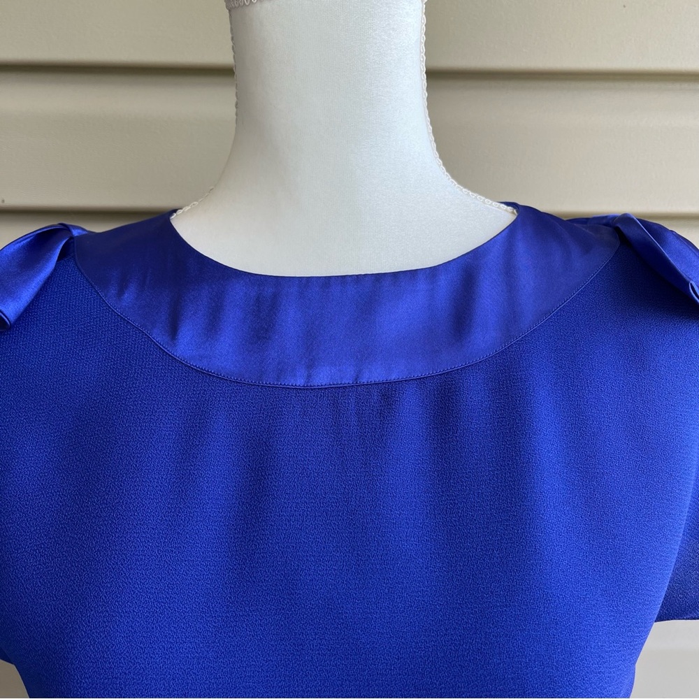 •Allison Smith• Vintage Royal Blue Event Dress - Size 6P - Picture 3 of 9